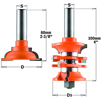 Комплект из 2 фрез для изготовления дверей CMT 955.806.11
