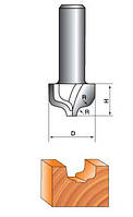 Фреза ГЛОБУС 2055 D20 d8 h12 R4 пазовая фасонная