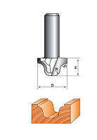 Фреза ГЛОБУС 2054 D20 d8 h12 R4 пазовая фасонная