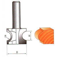 Фреза ГЛОБУС 1014 D30 d8 h12 кромочная фигурная