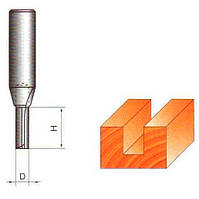 Фреза ГЛОБУС 1101 D1,5 d8 h5 пазова пряма