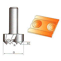 Фреза ГЛОБУС 1027 D40 d8 h22 R8 для изготовления розеток