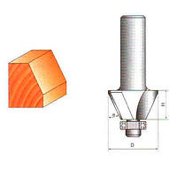 Фреза ГЛОБУС 1024 D63 d8 O75 кромочная конусная