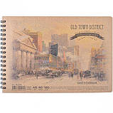 Альбом A5 KRAFT 40 аркушів, 120г / м², спіраль, фото 2