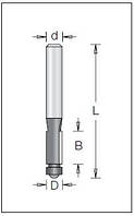 Кромочная Фреза пряма з нижнім підшипником DIMAR D6.35 h12.7 d6