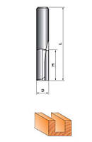 Фреза ГЛОБУС 1000 D7 d8 L58 h25 пазовая прямая