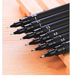 Лайнер-рапідограф UNI PiN 0,1 мм fine line, фото 3