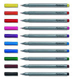 Ручка капілярна Faber-Castell Grip Finepen 0,4 мм бірюзова, фото 3