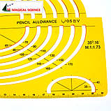 Шаблон для креслення Еліпс, фото 3