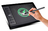 Графічний планшет для малювання 10Moons 1060 Plus + чохол в подарунок, фото 9