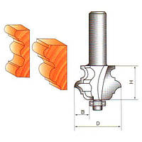 Фреза ГЛОБУС 2040 D38,1 d8 h28,5 кромочная фігурна мультипрофильная