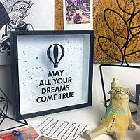 Копилка для денег May all your dreams come true 22x22x5 см (KOP_18D006)