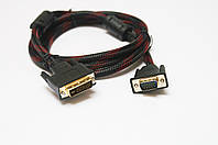 Видео кабель VGA-DVI 1,5 метра