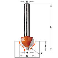 Фреза пазовая фасонная d8 D12.7 L51 z2 h8 R2 СМТ 965.002.11