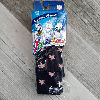 Колготки дитячі махрові х/б Класик Junior, Cotton 450 Den, 10-11 розмір 62-68 див., 15003