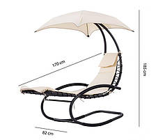 Садовий-пляжний шезлонг SMART MIX, фото 5