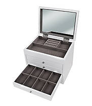 Дерев'яна скриня для біжутерії 24х28 см, фото 5