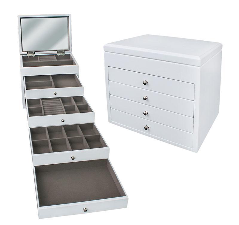 Скринька для ювелірних прикрас Біла