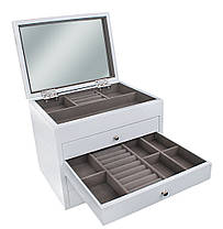 Скринька для ювелірних прикрас Біла, фото 2