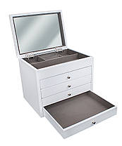 Скринька для ювелірних прикрас Біла, фото 5