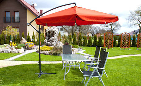 Зонт садовий пляжний 300см 3 кольори, фото 1