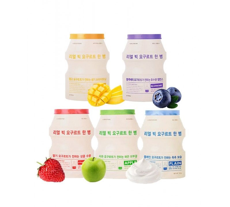 A'pieu Real Big Yogurt One Bottle Тканинна маска з йогуртом