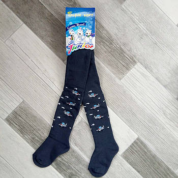 Колготки дитячі махрові х/б Класик Junior, Cotton 450 Den, 14-15 розмір 86-92 см, 15210