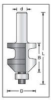 Фреза профильная для акрилового камня DIMAR D35 h36 L89 d12 KORIAN