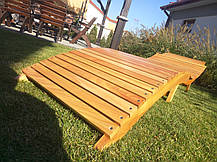 Дерев'яний лежак - шезлонг ERGO (дерево черешня), фото 5