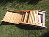 Дерев'яний лежак - шезлонг ERGO (дерево черешня), фото 8