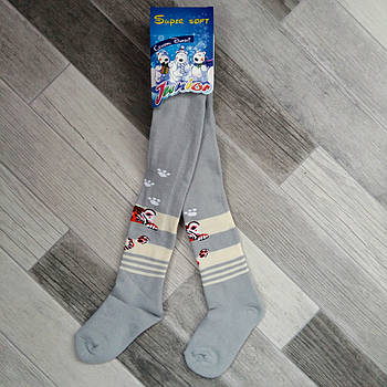 Колготки дитячі махрові х/б Класик Junior, Cotton 450 Den, 14-15 розмір 86-92 см, 15201
