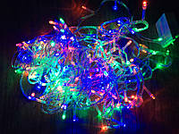 Новогодняя светодиодная гирлянда 10м, 200LЕD разноцветная