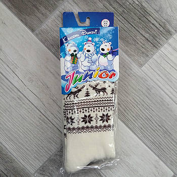 Колготки дитячі махрові х/б Класик Junior, Cotton 450 Den, 18-19 розмір 116-122 см, 15510