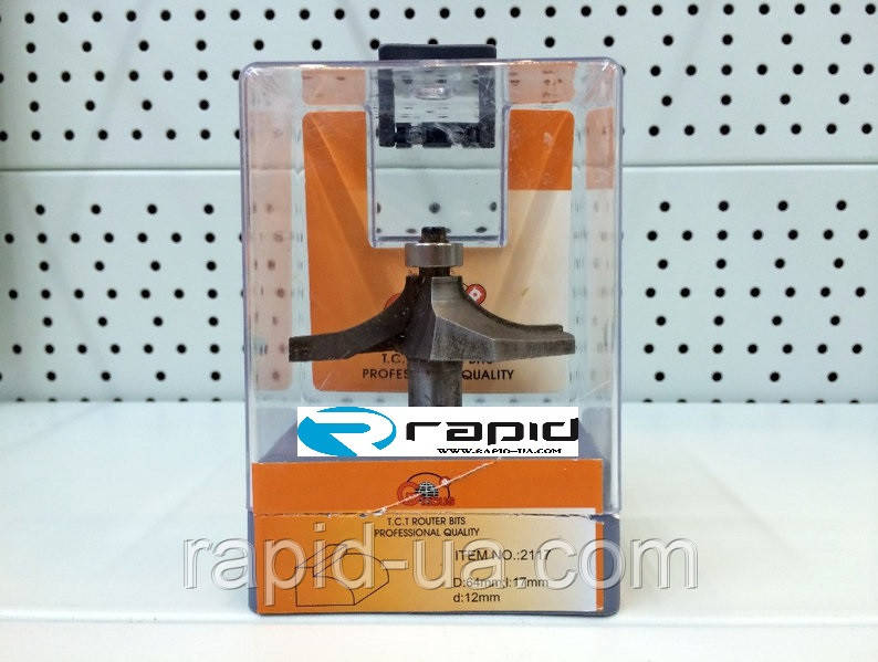 Фреза ГЛОБУС 2117 D64 d12 h17 кромочная калевочная