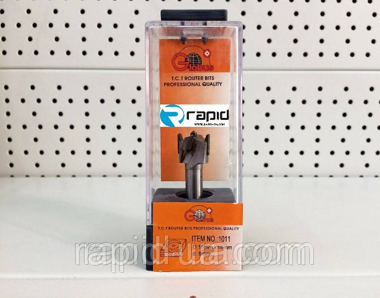 Фреза ГЛОБУС 1011 D15 d8 h15 під минификс