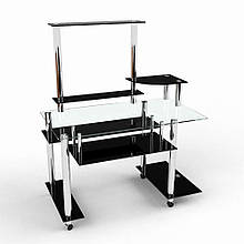 Скляний комп'ютерний стіл Сенатор БЦ-стіл