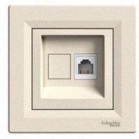 Розетка телефонна RJ11 на Schneider Electric Asfora Слонова кістка EPH4100123