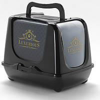 Moderna Trendy Cat Luxurious закритий туалет для котів c вугільним фільтром і совком 57.4*44.8*42.7