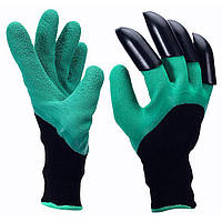 Садовые перчатки Garden Genie Gloves с пластиковыми наконечниками