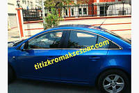 Полная окантовка стекол Круз (Sedan) - Chevrolet Cruze 2009+ гг. нерж