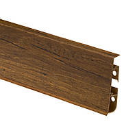 Плінтус підлоговий "Cezar HI-LINE Prestige" колір Горіх Блюз №287,розмір 2500х74х22мм