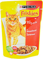 Purina Friskies шматочки в підливі з індичкою та печінкою 100 г