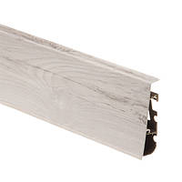 Плінтус підлоговий "Cezar HI-LINE Prestige" колір Дуб Чиллаут №208,розмір 2500х74х22мм