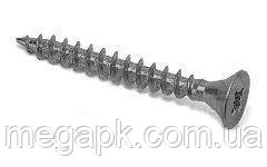 Шуруп універсальний 3х16мм, потайний, хрестоподібний шліц, п/р, ц/б 