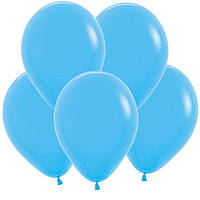 Кульки 10"(25см.) в упаковках по 100 шт. без малюнка - Блакитний Пастель