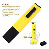 Цифровий pH метр pH-009 у пеналі, тестер кислотності, фото 8