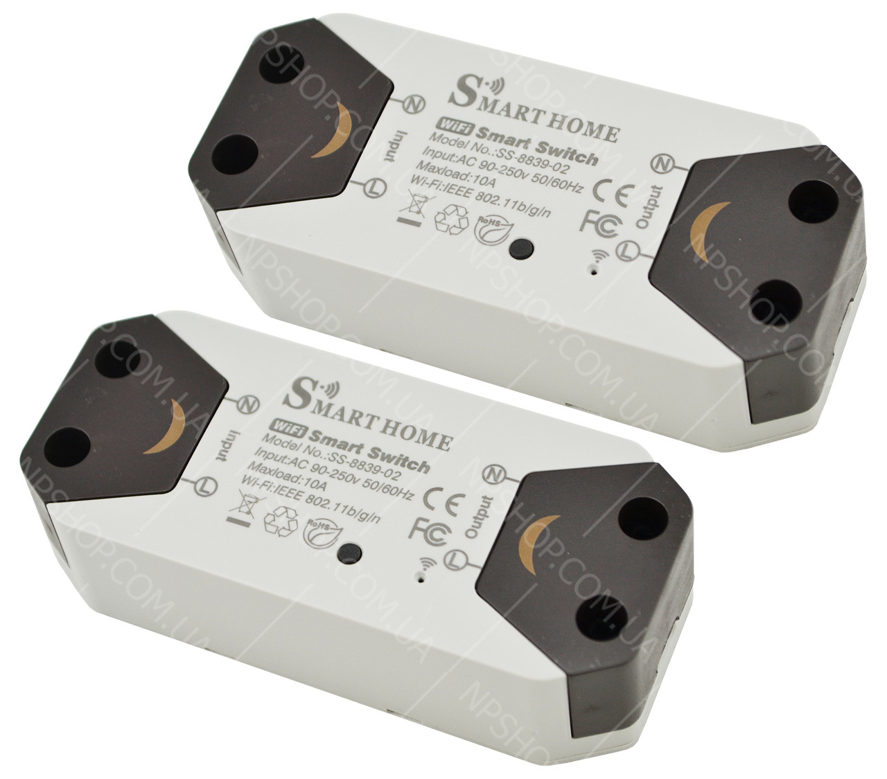 Бездротовий Wi-Fi вмикач/вимикач Smart Home SS-8839-02 220 V 10 A/2200 W (4982)