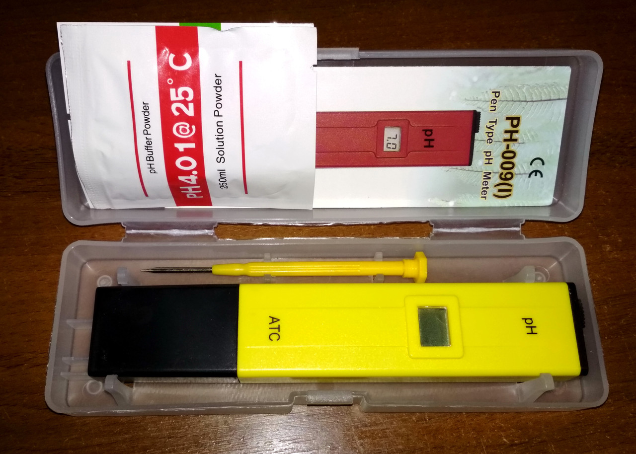 Цифровий pH метр pH-009 у пеналі, тестер кислотності, фото 1