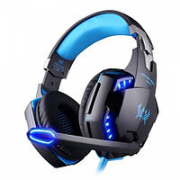 Ігрові навушники Kotion Each G2000 з мікрофоном та підсвіткою Blue