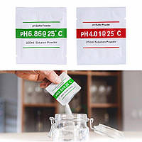 Буферный порошок pH 6.86 и pH 4.01 для калибровки pH метра, фіксанал (комплект 2 пакетика)